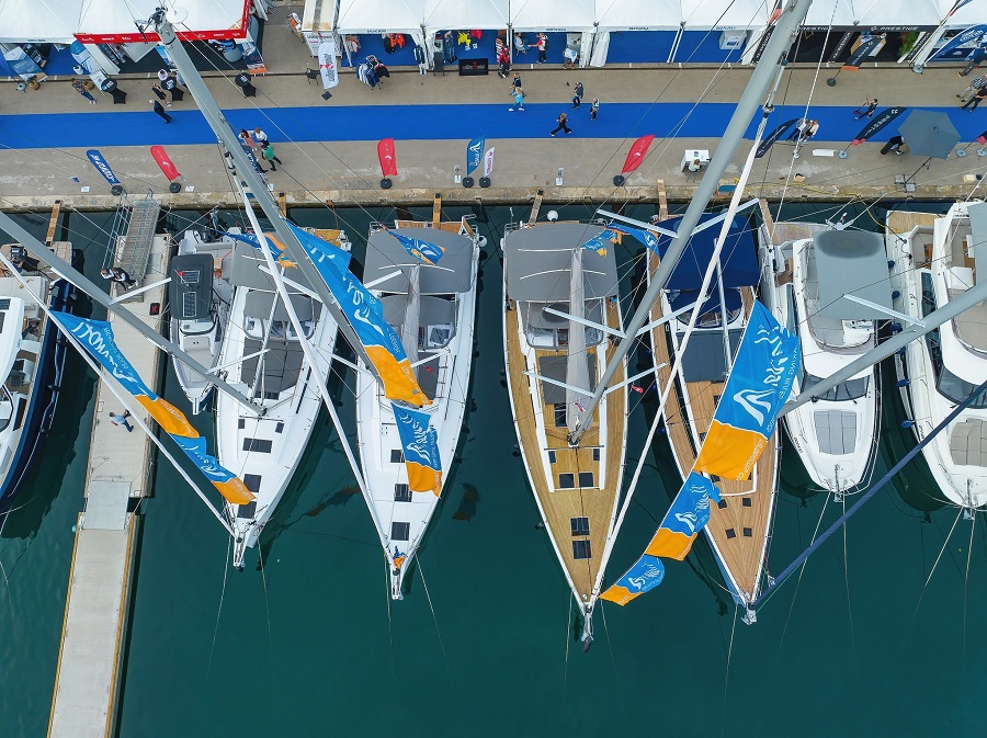 Hanse-Modelle auf der Dalmatia Boat Show