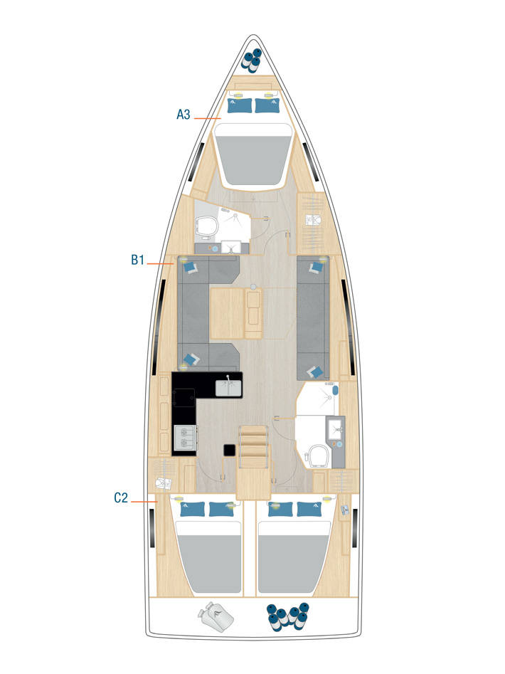 Hanse 410 #043