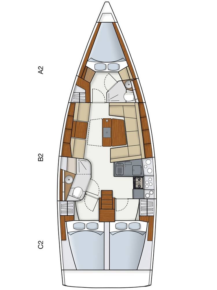 Hanse 415 Ivory