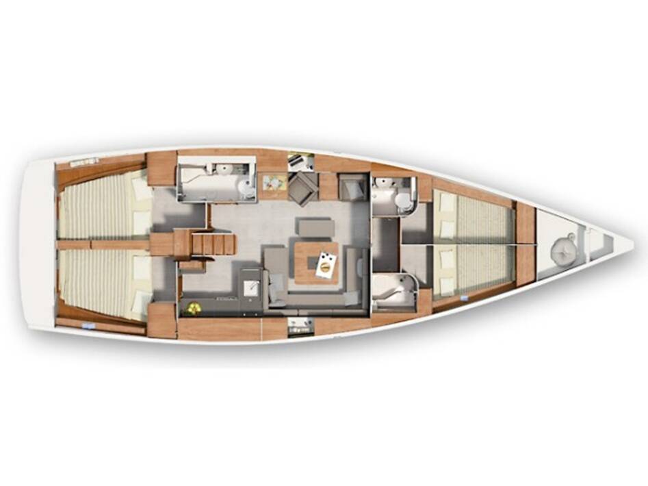 Hanse 455 Bare Necessities