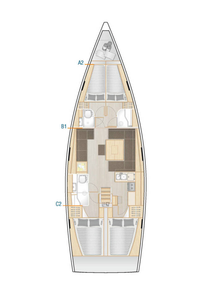 Hanse 455 Hogar