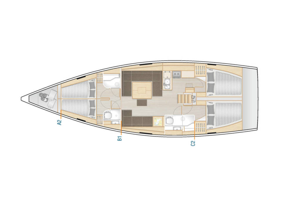 Hanse 458 Mika