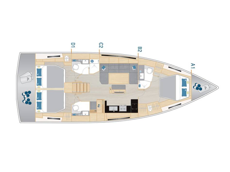 Hanse 460 Pisch