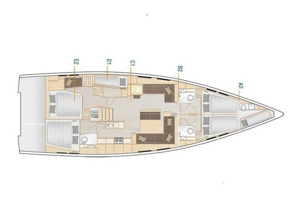 Hanse 548 Stargazing